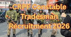 CRPF Constable Tradesman Recruitment 2026